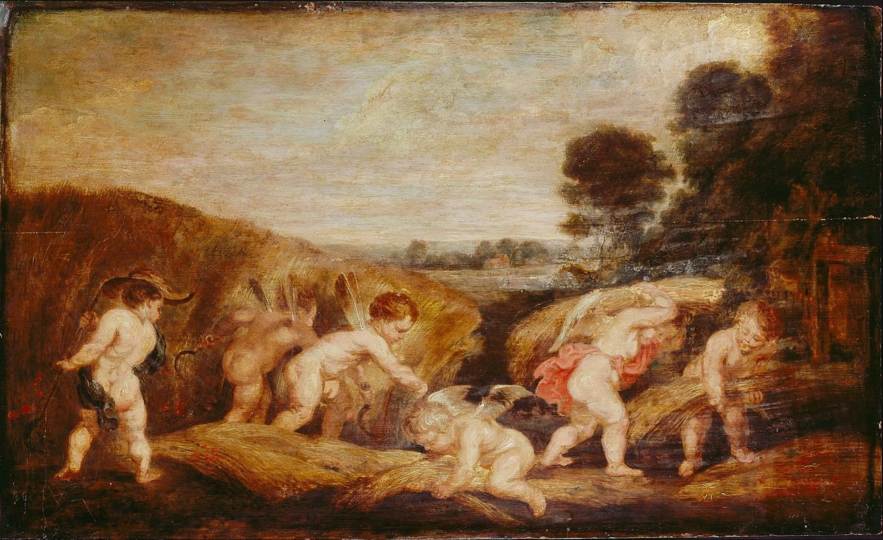 La raccolta degli amorini - Dulwich Picture Gallery, Londra